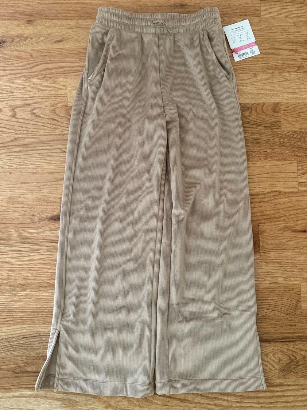 Athleta Cozy Rib Wide Leg Pants